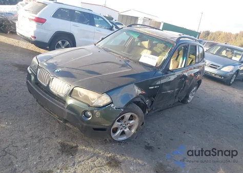 2007 BMW X3 3.0Si z USA, uszkodzony, nr VIN WBXPC93467WF17244